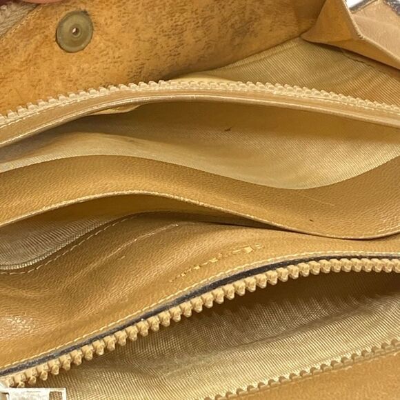 Authentic Celine Paris Vintage Brown Leather Basic Long Slim Wallet - Picture 10 of 11